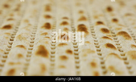 Pessach Matza traditionelle jüdische Feiertag Brot Stockfoto