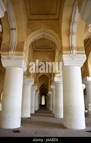 Madurai, Tamil Nadu / Indien - 21. März 2017 - Nayakar Palace Stockfoto