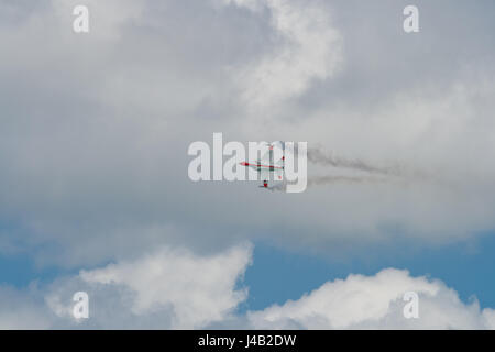 Ein t-50-Kampfjet der Korean Aerospace Industries führt in Singapur Air Show 2010 Stockfoto