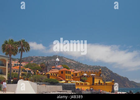 Stadt und alte Festung. Funchal, Madeira, Portugal Stockfoto