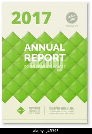 Cover Design Template im A4 Format Stock Vektor