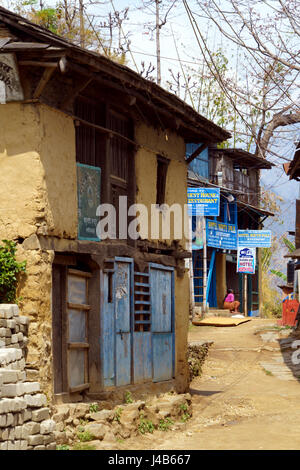 Dorf bahundanda, Annapurna region, Nepal. Stockfoto