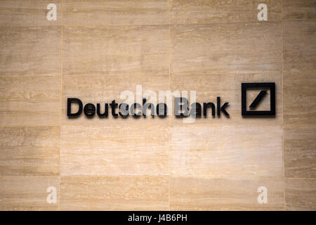 Deutsche Bank, Great Winchester Street, London Stockfoto