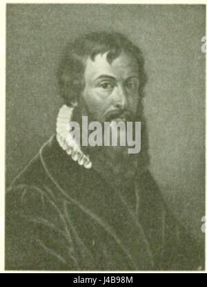 Peter Schoeffer war eine Schlüsselfigur in den frühen Tagen des Druckens. Als Drucker und Verleger arbeitete er mit Johannes Gutenberg zusammen und wurde oft dafür verantwortlich gemacht, die Entwicklung des beweglichen Schriftdrucks zu verfeinern. Schoeffers Beiträge waren maßgeblich an der Verbreitung des gedruckten Wortes im 15. Jahrhundert beteiligt, insbesondere mit der Gutenberg-Bibel. Stockfoto