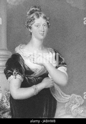 Prinzessin Charlotte Augusta von Wales Stockfoto