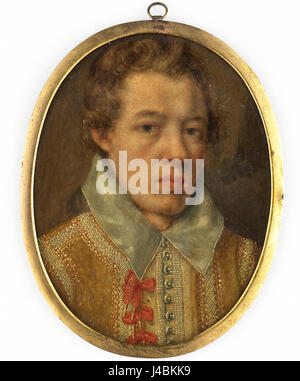 Porträt eines jungen Mannes im Rijksmuseum, katalogisiert als SK A 4331. Stockfoto