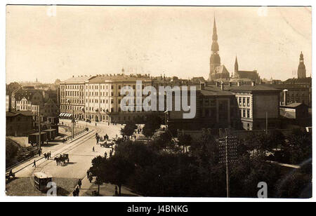 Riga Charles street Stockfoto