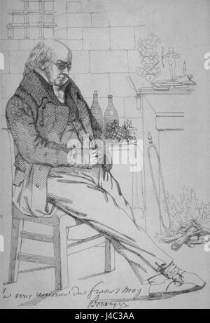 Pierre Jean de Beranger 3 Stockfoto
