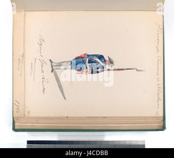 Regiment Garde Zwitserse. 1760 (NYPL b14896507 92964) Stockfoto
