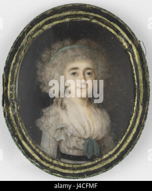 Dieses Porträt, das im Rijksmuseum untergebracht ist, zeigt eine Frau aus einer historischen Epoche. Das Kunstwerk ist Teil der umfangreichen Sammlung des Museums und bietet einen Einblick in Mode, Kultur und Porträts der Zeit, als es geschaffen wurde. Stockfoto
