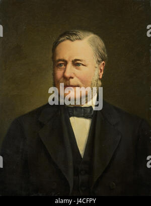 Dieses Porträt von Pieter Hendrik van Gelder (1822–1883), das im Rijksmuseum untergebracht ist, zeigt eine historische Figur aus dem 19. Jahrhundert, die sein formales Erscheinungsbild darstellt und zum Verständnis der niederländischen Porträtkunst in dieser Zeit beiträgt. Stockfoto