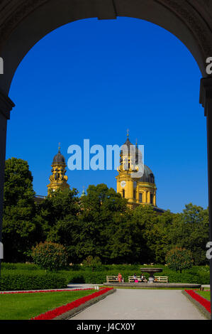 München, theatiner Kirche, St. kajetan, Hofgarten, Bayern, Deutschland Stockfoto
