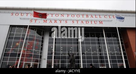 Eine allgemeine Ansicht von Str. Marys SOUTHAMPTON V ARSENAL St. Marienkirche Stadion SOUTHAMPTON ENGLAND 1. Januar 2015 Stockfoto