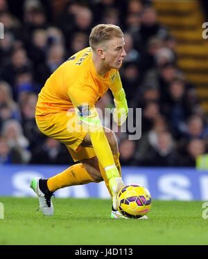 MANCHESTER CITY Torwart JOE CHELSEA V MANCHESTER CITY STAMFORD BRIDGE Stadion LONDON ENGLAND 31. Januar 2015 Stockfoto