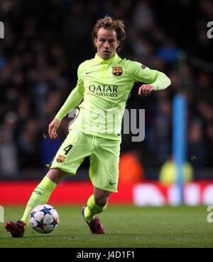 IVAN RAKITIC FC BARCELONA FC BARCELONA ETIHAD STADIUM MANCHESTER ENGLAND 24. Februar 2015 Stockfoto