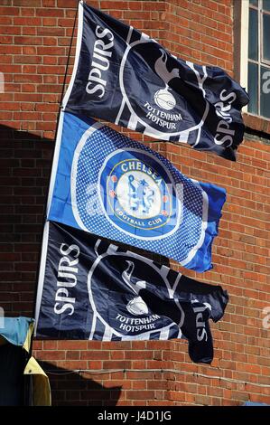 TOTTENHAM-HOTSUR und CHELSEA M CHELSEA V TOTTENHAM HOTSPUR WEMBLEY Stadion LONDON ENGLAND 1. März 2015 Stockfoto