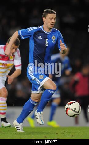 CHRIS BAIRD Nordirland HAMPDEN PARK GLASGOW Schottland 25. März 2015 Stockfoto