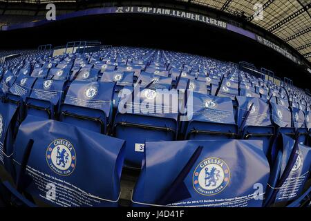 CHELSEA FC LEAVE eine Nachricht und CHELSEA V SUNDERLAND STAMFORD BRIDGE Stadion LONDON ENGLAND 24. Mai 2015 Stockfoto