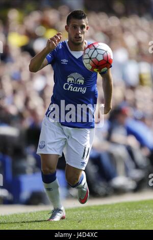 KEVIN MIRALLAS EVERTON FC GOODISON PARK EVERTON ENGLAND 8. August 2015 Stockfoto