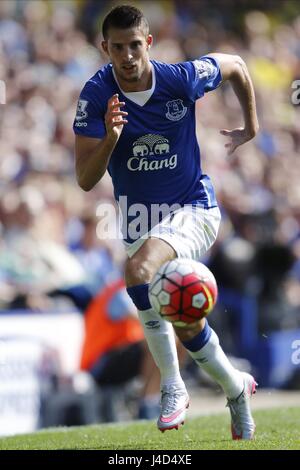 KEVIN MIRALLAS EVERTON FC GOODISON PARK EVERTON ENGLAND 8. August 2015 Stockfoto