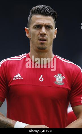 JOSE FONTE SOUTHAMPTON FC SOUTHAMPTON FC St. JAMES PARK NEWCASTLE ENGLAND 9. August 2015 Stockfoto