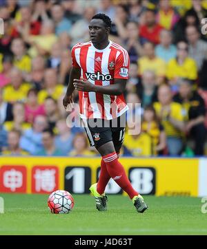 VICTOR WANYAMA von SOUTHAMPTON WATFORD V SOUTHAMPTON VICARAGE ROAD Stadion WATFORD ENGLAND 23. August 2015 Stockfoto