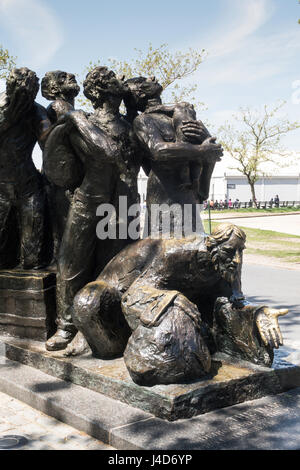 Die Einwanderer Statue, Battery Park, New York City, USA Stockfoto