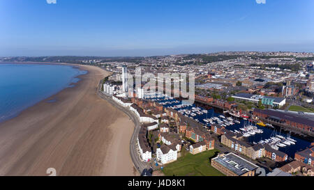 South Wales Swansea Bay Stockfoto