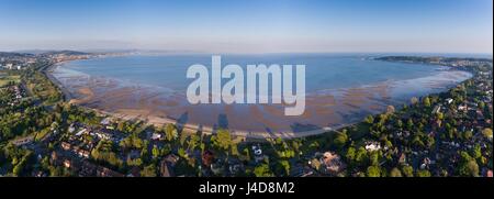 Swansea Bay Panorama Stockfoto