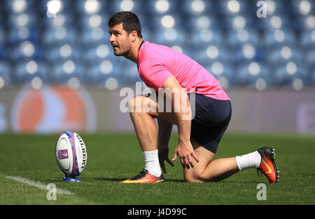 Stade Francais Morné Steyn während der Kapitän Frauenlauf am BT Murrayfield, Edinburgh. Stockfoto