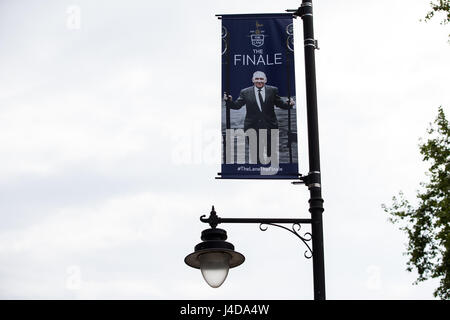 Gesamtansicht der Beschilderung in der Nähe von Tottenham Hotspurs White Hart Lane, London. PRESSEVERBAND Foto. Bild Datum: Donnerstag, 11. Mai 2017. Bildnachweis sollte lauten: Steven Paston/PA Wire Stockfoto