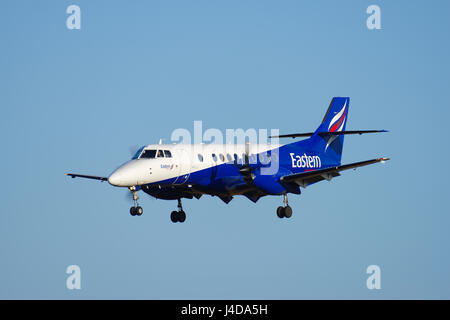 Jetstream 41 am Flughafen Anglesey, Stockfoto