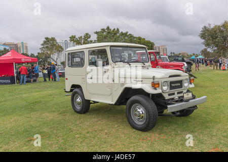 Long Beach, USA - 6. Mai 2017: Toyota FJ40 Land Cruiser 1979 auf dem Display während der 22. jährlichen alle Toyotafest. Stockfoto