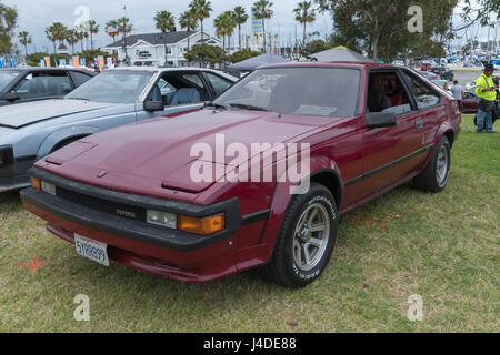 Long Beach, USA - 6. Mai 2017: Toyota Celica Supra 1985 auf dem Display während der 22. jährlichen alle Toyotafest. Stockfoto