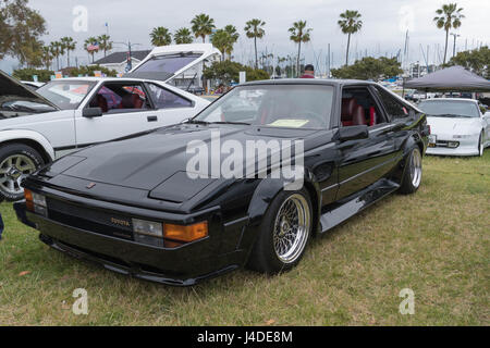 Long Beach, USA - 6. Mai 2017: Toyota Celica Supra 1984 auf dem Display während der 22. jährlichen alle Toyotafest. Stockfoto