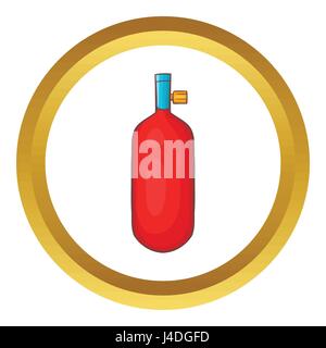 Gas Granate Vektor Handsymbol Stock Vektor