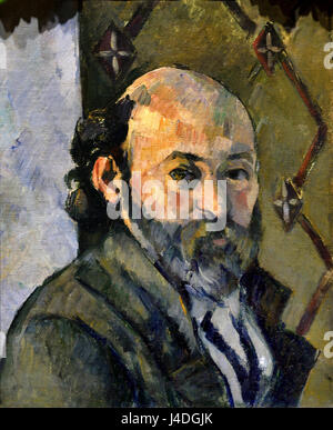 Paul Cezanne 1839-1906 Frankreich Französisch Selbstporträt 1880-1881 Stockfoto