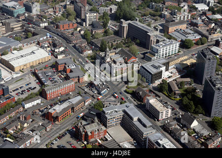 Luftaufnahme von Stockport, Manchester, UK Stockfoto