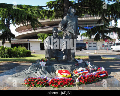 Memorial du Regiment Normandie Niemen, Air und Space Museum, Paris Le Bourget, le Bourget, seine-saint-denis, Ile-de-France, Frankreich, Europa Stockfoto