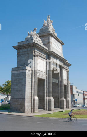 Puerta de Toledo in Madrid Stockfoto