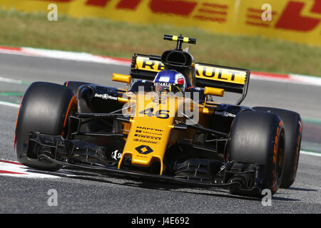 Barcelona, Spanien. 12. Mai 2017. Motorsport: FIA Formel 1 Weltmeisterschaft 2017, Grand Prix von Spanien, #27 Sergey Sirotkin (RUS, Renault Sport F1-Team), Credit: Dpa/Alamy Live-Nachrichten Stockfoto