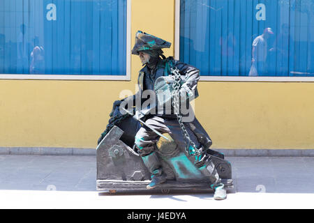 Mann verkleidet als Pirat in Havanna, Kuba Stockfoto