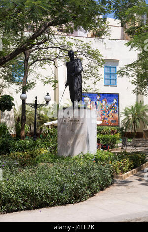 Simon Bolivar Statue, Havanna, Kuba Stockfoto