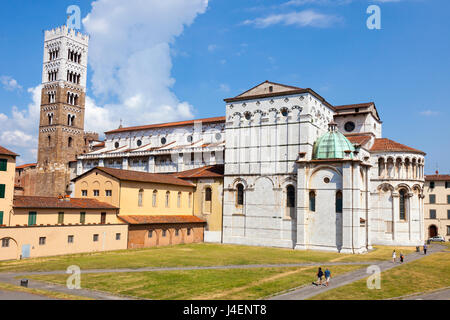 St. Martins Dom (Duomo di San Martino), Lucca, Toskana, Italien, Europa Stockfoto