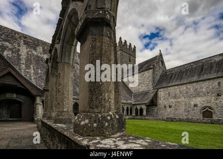 Heilig-Kreuz-Abtei, County Tipperary, Munster, Irland, Europa Stockfoto