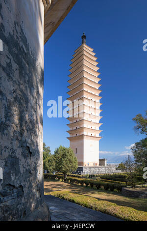 Drei Pagoden, Dali, Yunnan, China, Asien Stockfoto