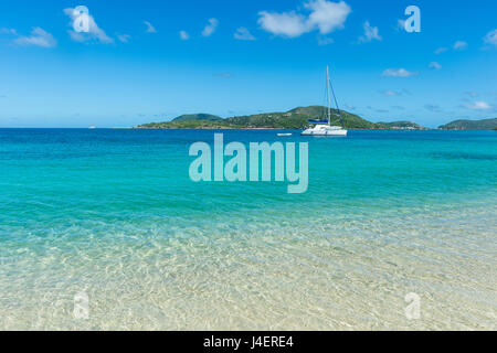 Long Bay Beach, Beef Island, Tortola, British Virgin Islands, West Indies, Karibik, Mittelamerika Stockfoto