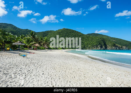 White Sand Beach auf Josiah Bay, Tortola, British Virgin Islands, West Indies, Karibik, Mittelamerika Stockfoto