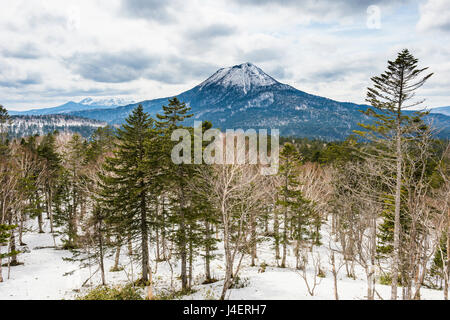 Schöne Landschaft der Akan-Nationalpark, Hokkaido, Japan, Asien Stockfoto