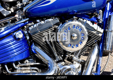 Encino California, 7. Mai 2017 - Fahrt zu Ronnie, jährliche Motorrad-Rallye 3. und Konzert. Foto: Ken Howard Images/Alamy Stockfoto